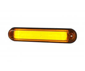 LD 2333 Габаритный фонарь SLIM HOR 91 6 LED с оптическим волокном оранжевый   функция: габарит боковой 52333